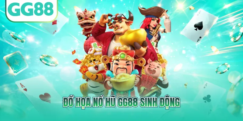 Đồ họa nổ hũ GG88 sinh động