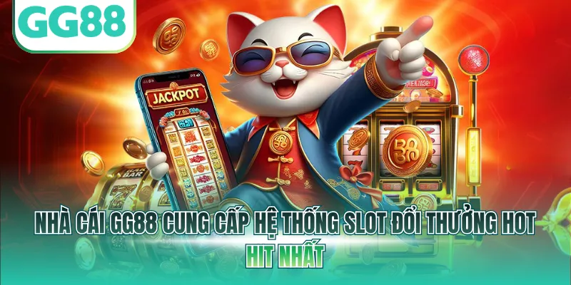 Nhà cái GG88 cung cấp hệ thống slot đổi thưởng hot hit nhất